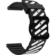 Nezih Case Redmi Watch 5 Active / Redmi Watch 5 Lite Uyumlu Çift Katman Görünümlü Silikon Yumuşak Spor Kordon