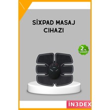 İn3dex Elektronik Ems Kas Uyarıcı Cihaz 6 Modlu Göbek Kol Şekillendirici
