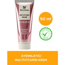 Skinvibes Aydınlatıcı Multivitamin Krem | Yoğun Nemlendirici & Anti-Aging Bakım Kremi