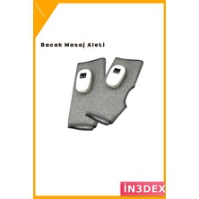 İn3dex Kablosuz Isıtmalı Baldır Masaj Cihazı 3 Kademeli Hava Basıncı