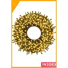 İn3dex 10 Metre Gün Işığı LED Ampüllü Dekoratif Işık 100 Ampul