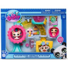 Varyant Store  5196 Pet Shop Minişler Eğlence Fabrikası Oyun Seti S1 -