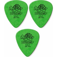 Jim Dunlop 418R.88 Tortex 3 Adet Standard Pena (0,88 Mm)