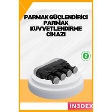 İn3dex Ayarlanabilir Parmak Güçlendirme Aleti Dayanıklı El Egzersiz Cihazı