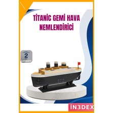 İn3dex 7 Renk Işıklı Titanik Gemi Modeli Hava Nemlendirici ve Difüzör