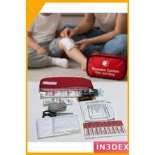 İn3dex Kompakt Ilk Yardım Seti Araç Için Hafif ve Taşınabilir
