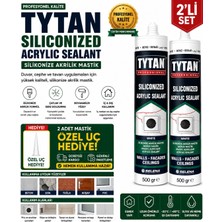 Tytan Professional Silikonize Akrilik Mastik 500GR 2'li Set