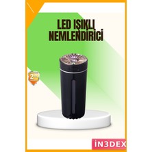 İn3dex Ultrasonik Aromaterapi Hava Nemlendirici LED Işıklı Sessiz
