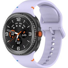 Maks Technology Galaxy Watch 8 Ultra Uyumlu Mkst Klasik Kordon - Lila