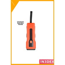 İn3dex 600 Lümen Bisiklet Feneri Powerbank 5000MAH Type-C