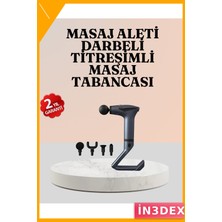 İn3dex 3in1 Şarjlı Titreşimli Masaj Cihazı Taşınabilir Çok Fonksiyonlu