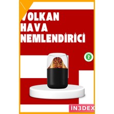 İn3dex LED Işıklı Volkanik Tasarım Ultrasonik Nemlendirici 280 ml