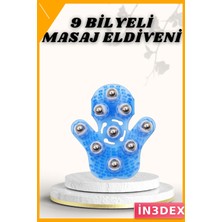 İn3dex 9 Bilyeli Masaj Eldiveni Giyilebilir Vücut Sıkılaştırıcı