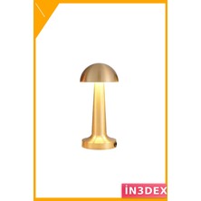 İn3dex USB Şarjlı Dokunmatik Masa Lambası 3 Renk 12 LED