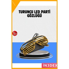 İn3dex LED Işıklı Parti Gözlüğü Renkli Eğlence Aksesuarı