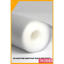 İn3dex Kaymaz Şeffaf Çekmece Içi Düzenleyici 10 Metre Silikonlu