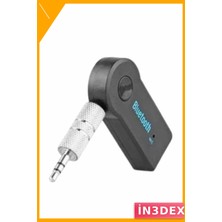İn3dex Bluetooth Aux Araç Kiti Siyah Kablosuz Müzik Alıcısı