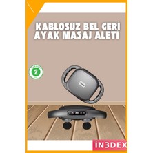 İn3dex 6 Başlıklı Şarjlı Masaj Tabancası 2000 Mah Güçlü Titreşim