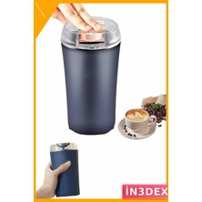 İn3dex Paslanmaz Çelik Kahve ve Baharat Öğütücü 200W Güçlü Motor