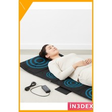 İn3dex Titreşimli Isıtmalı Masaj Yatağı 5 Mod 3 Seviye Katlanabilir