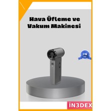 İn3dex 130000 Rpm Şarjlı Hava Üflemeli Vakumlu Temizlik Makinesi