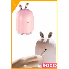 İn3dex USB Şarjlı Tavşan Nemlendirici Aromaterapi Dekoratif Hava Nemlendirme