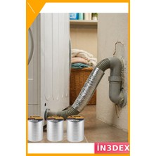 İn3dex Güçlü Yapışkanlı Su Yalıtım Bandı 72MM 2m 3'lü Set Sızdırmazlık