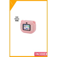 İn3dex Termal Baskılı Çocuk Kamerası 32GB Hafıza Mp3 Oyunlar