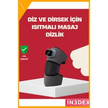 İn3dex Isıtmalı Titreşimli Diz Masaj Cihazı 3 Seviyeli
