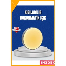 İn3dex Hareket Sensörlü USB Şarjlı LED Lamba Otomatik Açılıp Kapanan