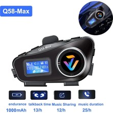 Prepare Stereo Mp3 Fm Radyo 500 mt Intercom 2 Eşleşmeli Kask Kulaklık Su Geçirmez Bluetooth Motosiklet