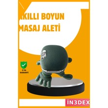 İn3dex Kablosuz Boyun Masaj Aleti Derin Rahatlama Isı Destekli