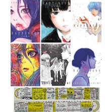 Kayıp Kıta Yayınları Happiness 1-2-3-4-5-6. Ciltler Manga Seti (Manga Ayracı ve Özel Cetvel Hediyeli)