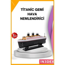 İn3dex LED Işıklı Titanik Gemi Aroma Difüzörü Ultra Sessiz Nemlendirici