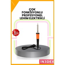 İn3dex Lehimleme Havyası Paslanmaz Çelik Isıtma Çekirdekli Yüksek Sıcaklık