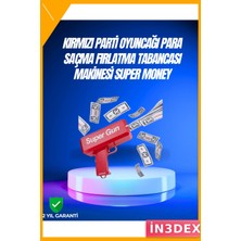 İn3dex Kağıt Fırlatıcı Oyuncak Aa Pil ile Çalışan 130 Kağıt Hediyeli