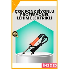 İn3dex Isıya Dayanıklı Ergonomik Saplı Lehimleme Havya Kalem Tipi