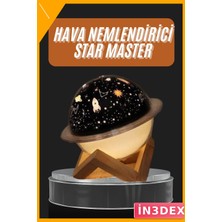 İn3dex Uzay Model Satürn Aromaterapi Nemlendirici Gece Lambası