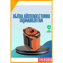 İn3dex Taşınabilir Kompakt Soğutma Fanı 3.7x2.7x3.8 Inç