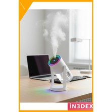 İn3dex Ultrasonik Hava Nemlendirici 280ML Yıldız Projektörlü Sessiz
