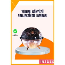 İn3dex Projeksiyonlu Nemlendirici Gece Işığı Kozmik Efekt USB