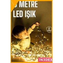İn3dex Gün Işığı Şerit LED Işık 10 Metre Perde Işığı Dekoratif Aydınlatma