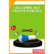 İn3dex Anahtarlı 12V LED Ampul Pratik Aydınlatma Kablolu