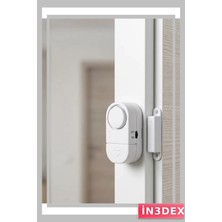 İn3dex Manyetik Sensörlü Kapı Pencere Alarmı 90 Db Güvenlik Sistemi