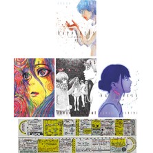 Kayıp Kıta Yayınları Happiness 3-4-5-6. Ciltler Manga Seti (Manga Ayracı ve Özel Cetvel Hediyeli)