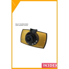 İn3dex Hd Dvr Araç Kamerası G-Sensor Hareket Algılama Geniş Açı