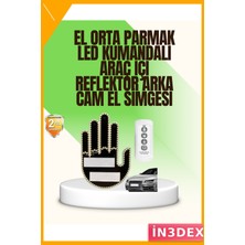 İn3dex LED El Park Uyarı Cihazı Uzaktan Kumandalı Suya Dayanıklı Enerji Tasarruflu