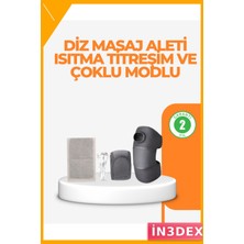 İn3dex 3D Rezonanslı Diz Masaj Cihazı Isı ve Titreşim Terapisi