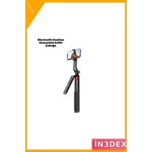 İn3dex Tripodlu Selfie Çubuğu Uzatılabilir Bluetooth Uzaktan Kumandalı