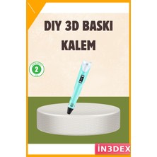 İn3dex 3D Yazıcı Kalem Abs Pla Filament 1.75MM Fdm Çocuklar Için